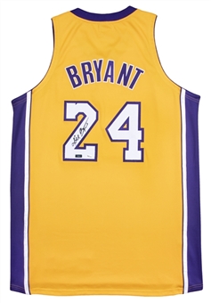 Kobe Bryant Full Name Signed Los Angeles Lakers Home Jersey (Panini)